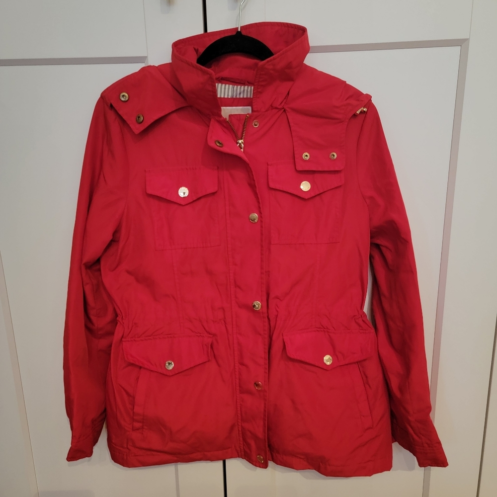 Michael Kors Women's Red Field Jacket M